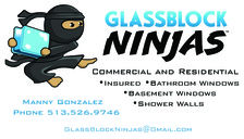Logo for Glass Block Ninjas