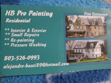 Logo for HB Pro Painting, LLC