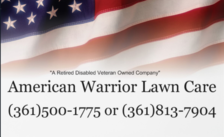 Logo for American Warrior Lawn Care Company