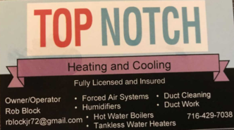 Top Notch Heating & Cooling logo