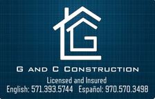 G and C Construction logo