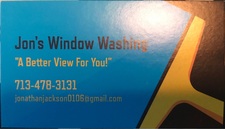 Logo for Jon's Window Cleaning Business