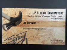 JP General Contractors logo
