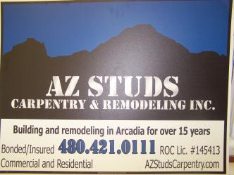 Arizona Studs Carpentry and Remodeling, Inc. logo