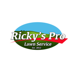 Ricky's Pro Lawn Service logo