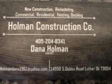 D. Holman Construction Co, LLC logo