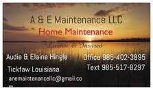 A&E Maintenance, LLC logo