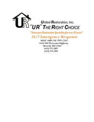 United Restoration, Inc. logo