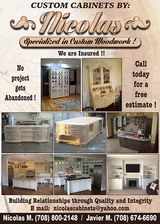 Logo for Custom Cabinets By Nicolas