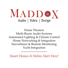 Logo for Maddox Audio Video Design - Inicio Facebook