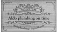 Logo for Aldo Plumbing on Time
