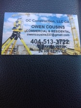 Logo for Owen Cousins Construction