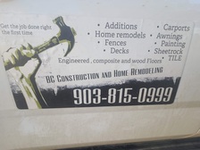 Logo for B C Construction