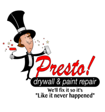 Logo for Presto Drywall and Paint Repair