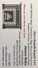 Logo for Jim's Hearth Repair