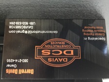 Davis Construction Services logo