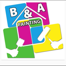 Logo for B & A Painting LLC