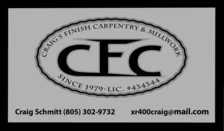 Craig's Finish Carpentry logo