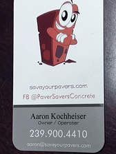 Logo for Paver Savers & Concrete