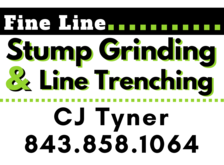 Logo for Fine Line Trench & Stump Grinding