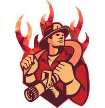 Logo for The Retired Fireman