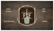 Frontier Septic and Excavation logo