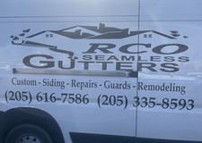Logo for RCO Gutters