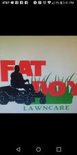 Logo for Fatboy Lawncare