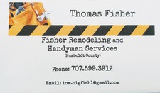 Logo for Fisher Remodeling and Handyman Services-Unlicensed Contractor