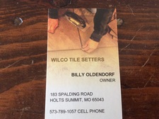 Logo for Wilco Tile Setters and Remodeling