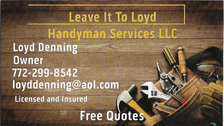 Leave It To Loyd Handyman Services, LLC logo