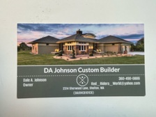 Logo for DA Johnson Custom Builder