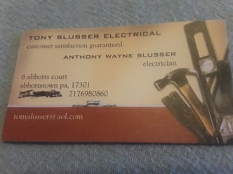 Tony Slusser Electrical logo