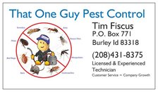 That One Guy Pest Control logo