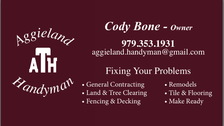 Aggieland Handyman logo