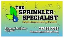 The Sprinkler Specialist logo