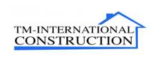 Logo for TM International Construction