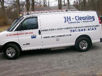 J.H. Cleaning logo