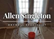 Logo for Allen Singleton Drywall Specialist