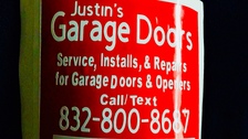 Justin's Garage Doors logo