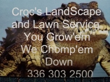 Croc's LandScape & Lawn Service logo