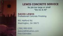 Logo for Lewis Concrete Service