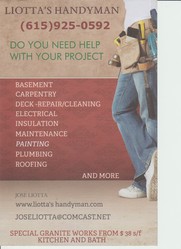 Liotta's Handyman logo