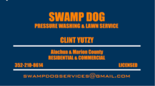 Logo for Swamp Dog Pressure Washing & Lawn Care Services, LLC