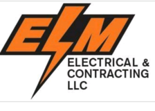 Logo for E.L.M Electric and contracting