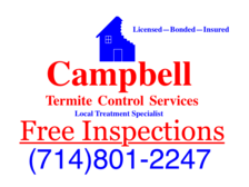 Logo for Campbell Termite Control Services