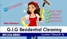 Logo for G.I.G. Cleaning Service