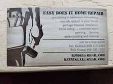Easy Does It Home Repair logo
