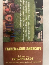 Father and Son Landscape logo
