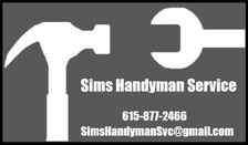 Sims Handyman Service logo